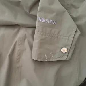 Marmot Lea Jacket Small Olive Green Hooded Raincoat thumbnail 6