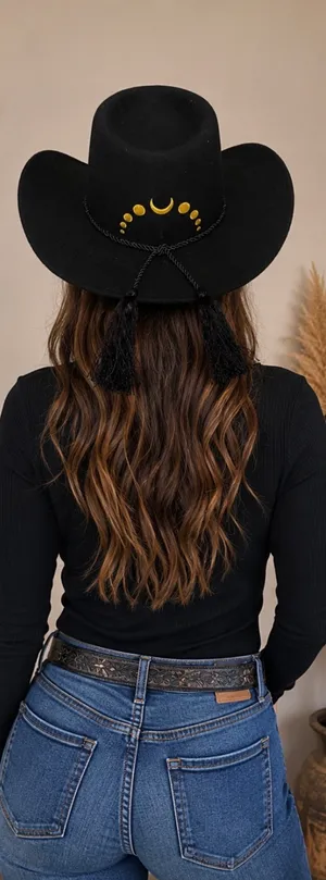 Shyanne Black Western Hat thumbnail 2