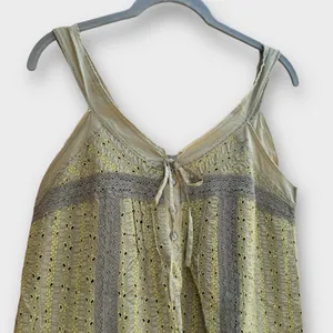 UO Lux Vintage Scandinavian Scalopped Eyelet Sleeveless Too thumbnail 2