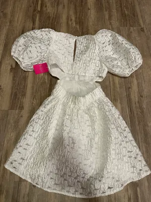 BuddyLove TINSLEY CUT OUT SHORT DRESS - ALABASTER thumbnail 3