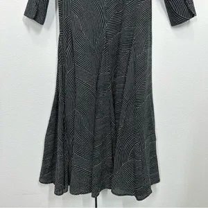Madewell Tie-Waist Midi Dress in Dot Blouson Shirt Dress Button Down Casual NWT thumbnail 10