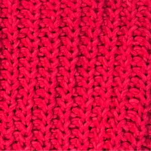 POL Chelsea mock neck cable knit chunky pink sweater size large bubble sleeves thumbnail 7