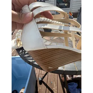 Liz Claiborne Women's Size 8‎ White Wedges thumbnail 5