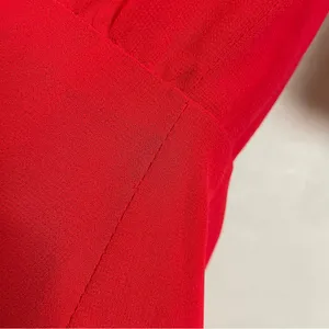 Revolve Dress Privacy‎ Please Red Lobster Asymmetrical Sz XS Ruffle Gown NO BELT thumbnail 8