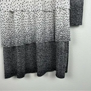 ASOS Long Sleeve Tiered Dress Sz 4‎ thumbnail 4
