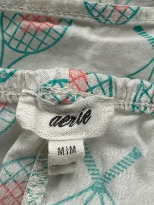 Aerie Tennis Sleep Boxer Shorts Women’s Medium thumbnail 4