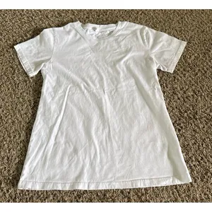 T Women's White Short Sleeve‎ Tee Size Small thumbnail 1