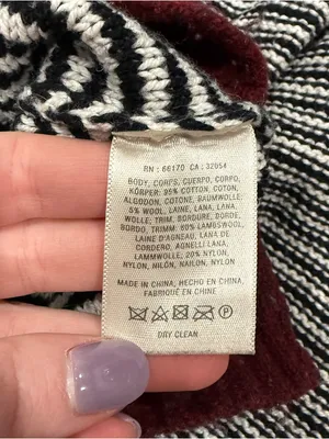Anthropologie Field Flower Black and White Striped Turtleneck Sweater thumbnail 7