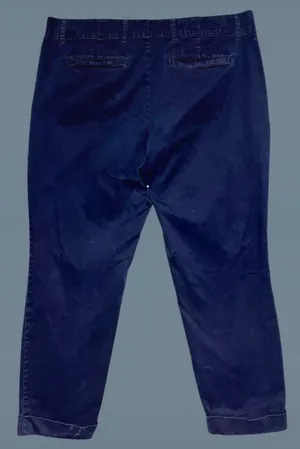 Women’s Gap navy blue stretch pants size 10 preowned thumbnail 2