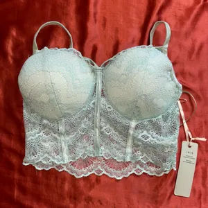Iris Light Blue Lace Bustier thumbnail 1