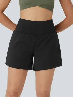 Halara SoftlyZero™ Airy Super High Waisted 2-in-1 InstantCoo! Yoga Shorts 5" XL thumbnail 1