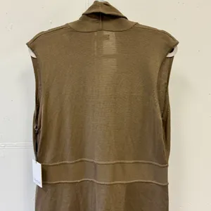Calvin Klein Taupe Sleeveless Shawl Collar Sweater Dress CD2W1QAP XL thumbnail 5