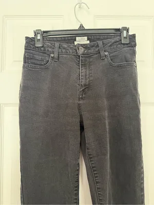 L.L. Bean Straight-Leg Jeans - Black Wash thumbnail 4