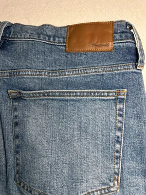 Madewell Women’s Jeans 36x32 Tall Blue Wash Straight Leg Cotton Stretch Denim thumbnail 8