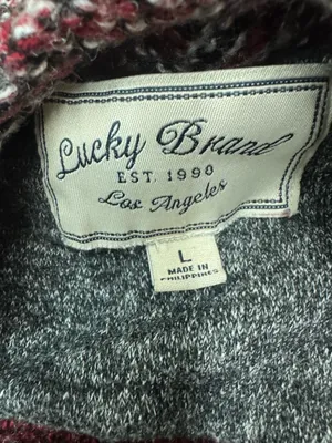 Lucky Brand Open Front Sweater Cardigan Size Large thumbnail 5