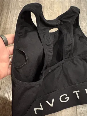 NVGTN Trilogy Black Sports Bra Small thumbnail 8