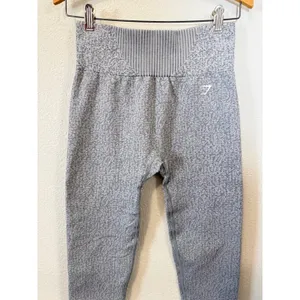 Gymshark Adapt Animal Seamless Leggings Grey Marl‎ High Waisted Women Size M thumbnail 6