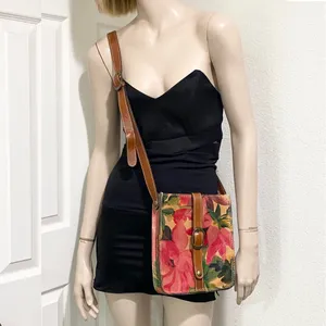 PATRICIA NASH Venezia Pouch Crossbody Spring Multi Floral Leather Crossbody Bag thumbnail 9