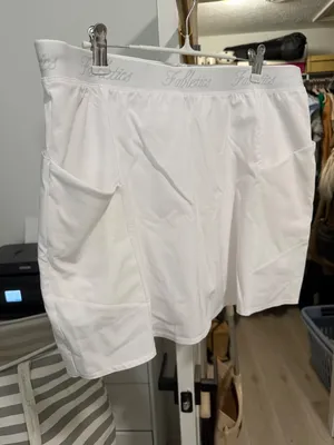 Fabletics White Woven Pocket Skirt with Built-In Short Size X-Large XL thumbnail 2