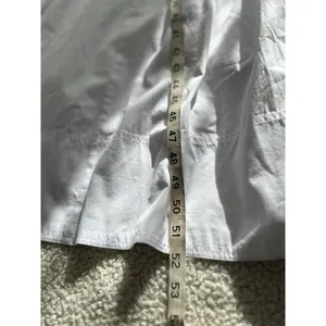 Madewell $148 White Poplin Seamed Maxi Dress Open Back Adjustable Straps Size 6 thumbnail 12