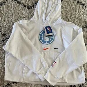 Nike Women's LA clippers  hoodie White thumbnail 4