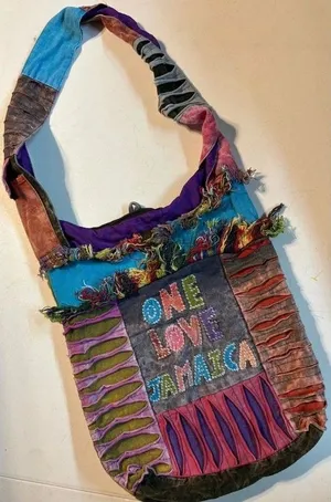 One love Jamaica hobo crossbody bag thumbnail 1