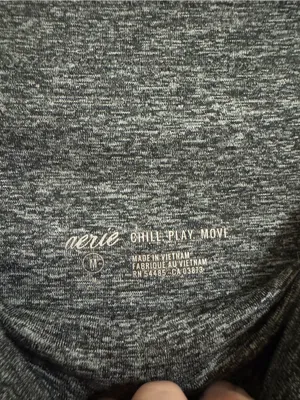 aerie Heathered Charcoal Gray leggings thumbnail 2