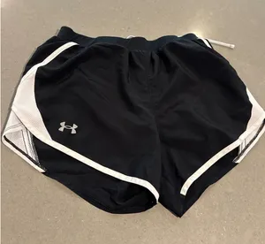Under Armour Women's Running Shorts Black White Athletic Gym Workout‎ Small thumbnail 1