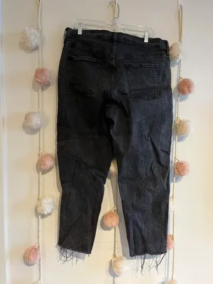 Old Navy black  jeans thumbnail 3