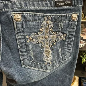 Miss Me JP51035KL SKINNY Jeans Size 24 thumbnail 8