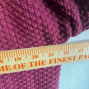 GAP Women's Long Sleeve‎ Cardigan Sz Small Soft Cozy Relaxed Fit Textured Red thumbnail 7