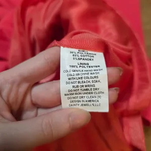 Dainty Jewells Coral Pink Ruffle Tiered Midi Skirt thumbnail 7