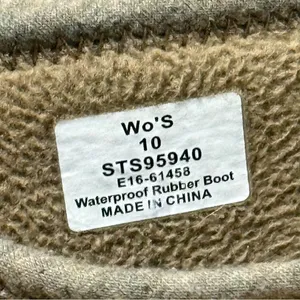 Sperry Women’s Walker Fog Rain‎ Boot Taupe Rope Size 10 B103 thumbnail 10