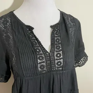 Anthropologie Maeve Tiered Lace Tunic thumbnail 6