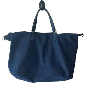 Tory Burch Small Ella Nylon Tote Navy Crossbody Zip Bag‎ thumbnail 3