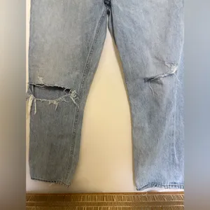 Agolde Riley High Rise Button Fly Straight Crop Size 28‎ thumbnail 3