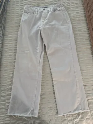 Zara White Jeans thumbnail 1