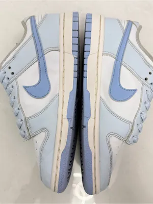 Nike Dunk Low Next Nature White Blue 5.5Y Women's Size 7 Rare Sneakers Shoes thumbnail 6