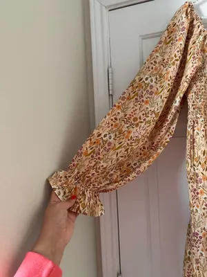 Simply Southern Smocked Floral Dress thumbnail 3