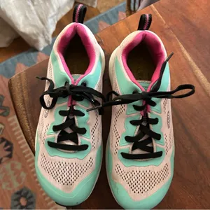KEEN Utility Sparta II Alloy Toe Work‎ Shoes Sneakers Teal Blue Pink Women's 7 thumbnail 4