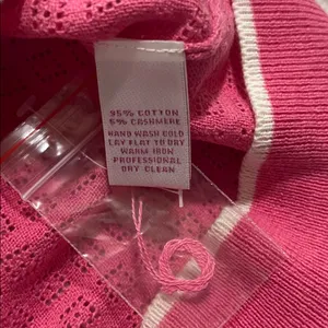 NWT Magnolia Lane Masters Women's‎ Golf Vest Knit Preppy Pink Size Medium thumbnail 6