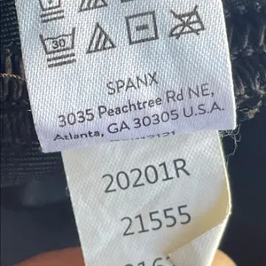 SPANX Mama Maternity Faux Leather High Waisted Leggings Black Size XS #20201R thumbnail 8