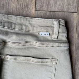 Risen Jeans High Rise Fringe Cropped Wide Leg Jeans thumbnail 9