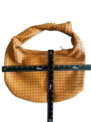 Melie Bianco Brigitte Handle Bag Carmel Vegan Leather Quiet Luxury thumbnail 4