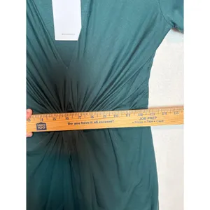 Lovers and Friends Sundance Maxi Dress Everglade Green V-Neck Twist Front Small thumbnail 10