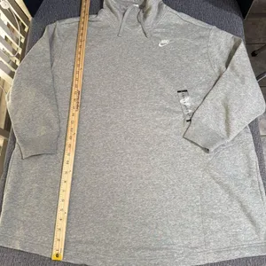 Nike Women’s Club Fleece Lined Mock Neck Oversized Sweatshirt thumbnail 14