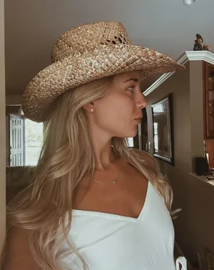 Boutique Coastal Cowgirl Straw Hat thumbnail 5