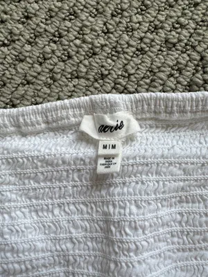Aerie Strapless Top White thumbnail 3