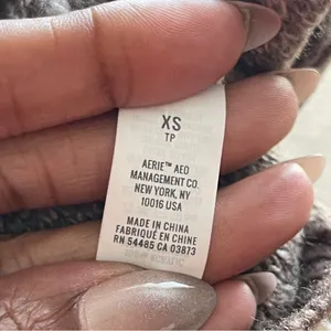AERIE | Animal Print Knit Sweater Sz XS thumbnail 8