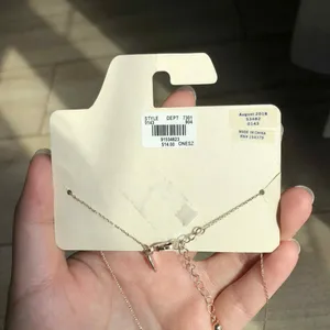 Aeropostale Dainty Gold Pendant Necklace thumbnail 2